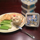 Try all four flavors with our Variety Pack!  1 tub of Original Pimento Cheese + 1 tub of Jalapeño Pimento Cheese + 1 tub of Blue Cheese Pimento Cheese + 1 tub of Bacon Pimento Cheese (10 oz. each)