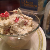 Black and Bleu Blood: Cracked Black Pepper and Blue Cheese Pimento Cheese